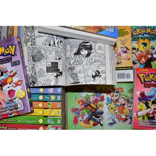 779 - POKEMON ADVENTURES VOLUMES 1-23, a collection of Manga that goes through the Red & Blue storyline, t... 