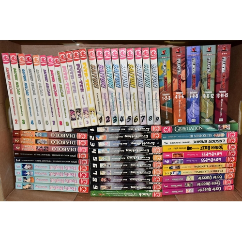 783 - BOX CONTAINING A QUANTITY OF MANGA, includes Fullmetal Alchemist volumes 1-18, Saiyuki volumes 1-9, ... 