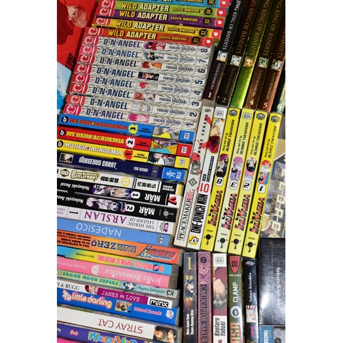 784 - BOX CONTAINING A QUANTITY OF MANGA, includes Wild Adaptor volumes 1-6, D.N.Angel volumes 1-8, My Her... 