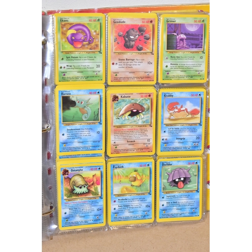 787 - NEAR COMPLETE POKEMON FOSSIL SET, NEAR COMPLETE POKEMON JUNGLE SET AND A QUANTITY OF PROMO AND TOPPS... 