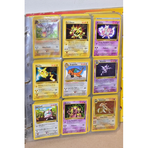 787 - NEAR COMPLETE POKEMON FOSSIL SET, NEAR COMPLETE POKEMON JUNGLE SET AND A QUANTITY OF PROMO AND TOPPS... 