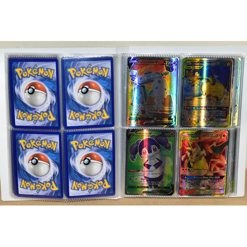 792 - A FOLDER OF POKEMON CARDS, cards all ultra rare, hyper rare or gold secret rarities, and range from ... 