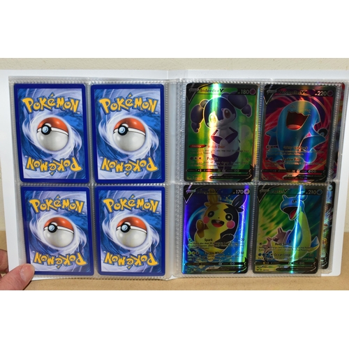 793 - A FOLDER OF POKEMON CARDS, cards all ultra rare, hyper rare or gold secret rarities, and range from ... 