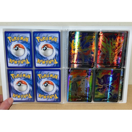 793 - A FOLDER OF POKEMON CARDS, cards all ultra rare, hyper rare or gold secret rarities, and range from ... 