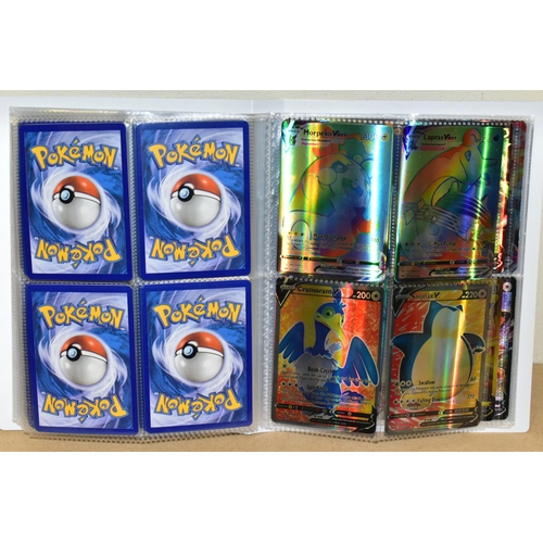 793 - A FOLDER OF POKEMON CARDS, cards all ultra rare, hyper rare or gold secret rarities, and range from ... 