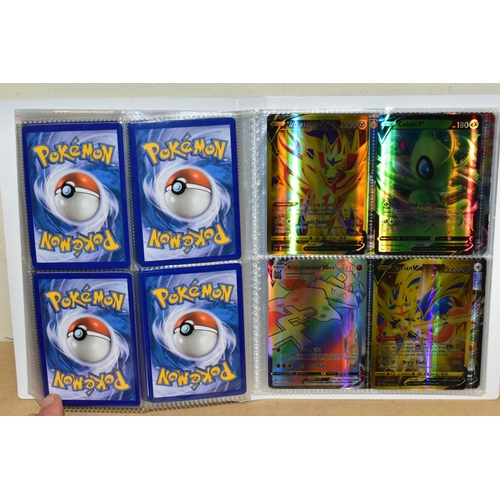 793 - A FOLDER OF POKEMON CARDS, cards all ultra rare, hyper rare or gold secret rarities, and range from ... 