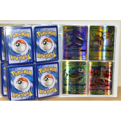 793 - A FOLDER OF POKEMON CARDS, cards all ultra rare, hyper rare or gold secret rarities, and range from ... 