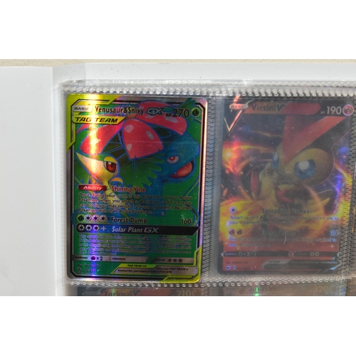 793 - A FOLDER OF POKEMON CARDS, cards all ultra rare, hyper rare or gold secret rarities, and range from ... 