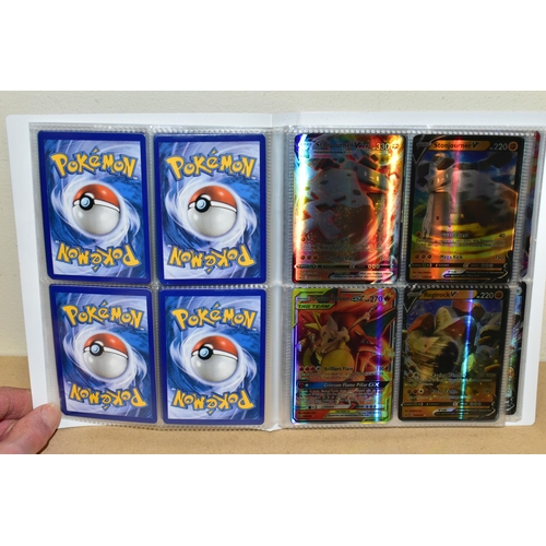 793 - A FOLDER OF POKEMON CARDS, cards all ultra rare, hyper rare or gold secret rarities, and range from ... 