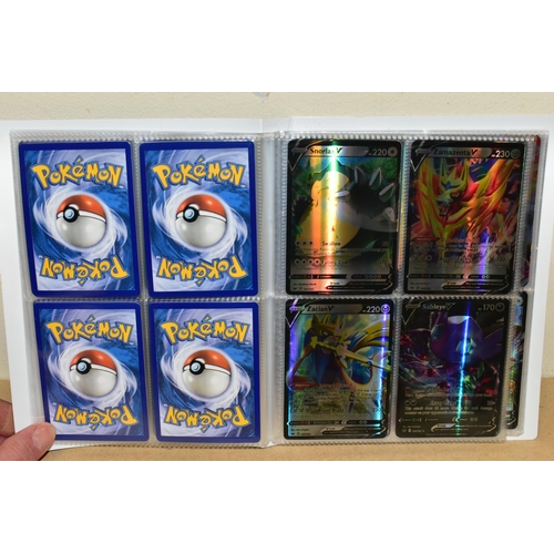 793 - A FOLDER OF POKEMON CARDS, cards all ultra rare, hyper rare or gold secret rarities, and range from ... 