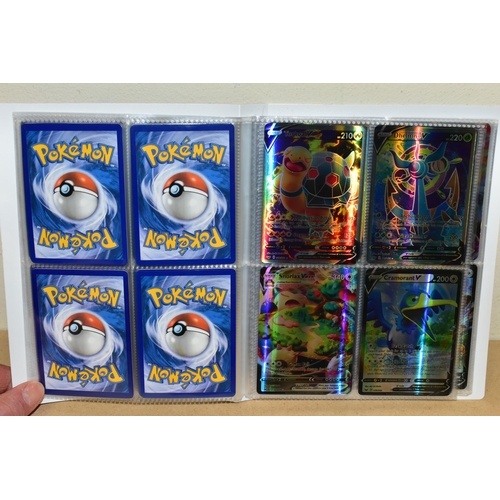 793 - A FOLDER OF POKEMON CARDS, cards all ultra rare, hyper rare or gold secret rarities, and range from ... 