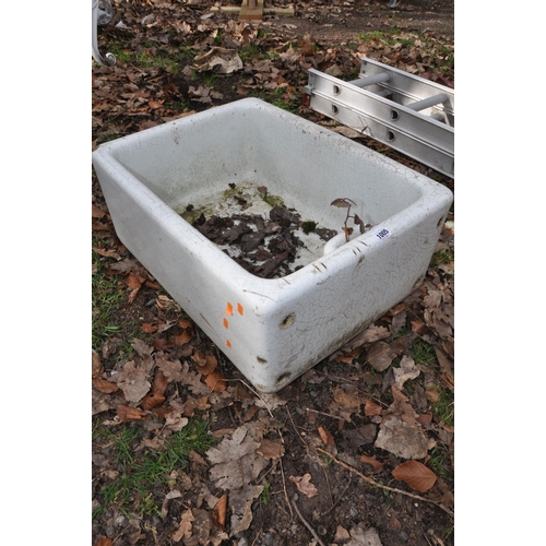 1005 - A BELFAST SINK measuring width 63cm x depth 48cm x height 27cm