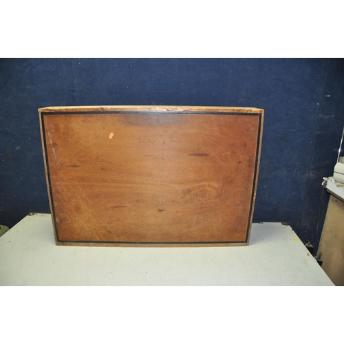 1064 - A BESPOKE CABINET CONTAINING FOURTEEN WOODTURNING CHISELS by Robert Sorby, Crown, Ashley Iles etc