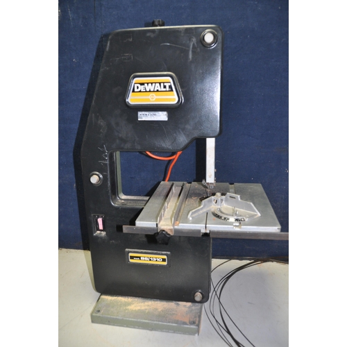 1077 - A DeWALT BS/1310 BANDSAW with 12in throat total height 97cm (PAT fail due to uninsulated plug but wo... 