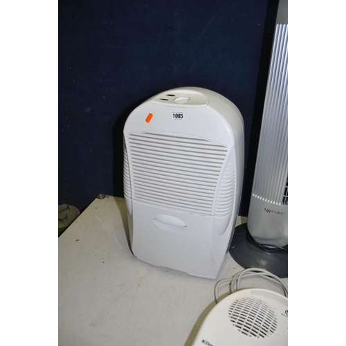 1085 - AN EBAC DEHUMIDIFIER, a NSCessity Tower Fan, an AirMate Table fan and a Dimplex Heater (All PAT pass... 