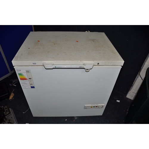 1111 - A SKANDINOVA CF84C CHEST FREEZER width 86cm x depth 70cm x height 85cm (PAT pass and working at -21 ... 