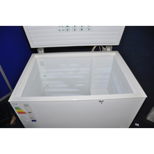 1111 - A SKANDINOVA CF84C CHEST FREEZER width 86cm x depth 70cm x height 85cm (PAT pass and working at -21 ... 