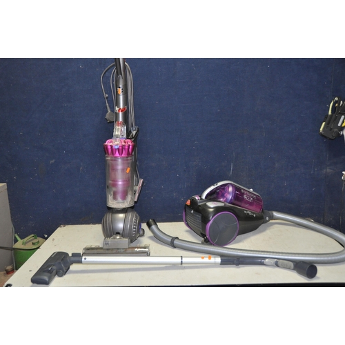 1118 - A DYSON DC40 UPRIGHT VACUUM CLEANER and a Hoover Rush Pets vacuum cleaner (both PAT pass and working... 