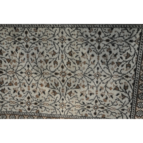 1327 - A TURKISH MILAS RUG, 220cm x 122cm (dirty and discoloured) a late 20th century woollen rug 126cm x 9... 