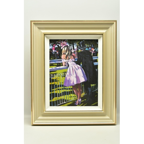 286 - SHERREE VALENTINE DAINES (BRITISH 1959) 'VISION IN PINK', a signed limited edition print depicting f... 