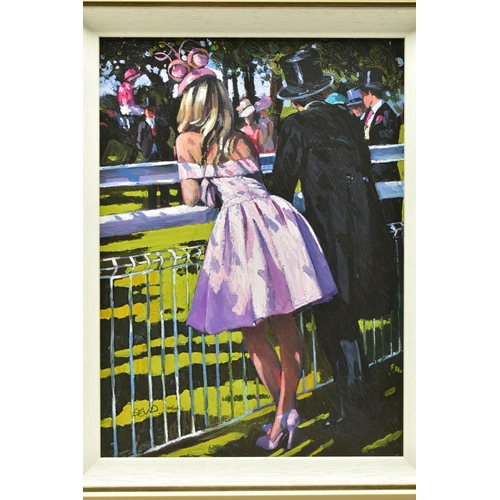 286 - SHERREE VALENTINE DAINES (BRITISH 1959) 'VISION IN PINK', a signed limited edition print depicting f... 