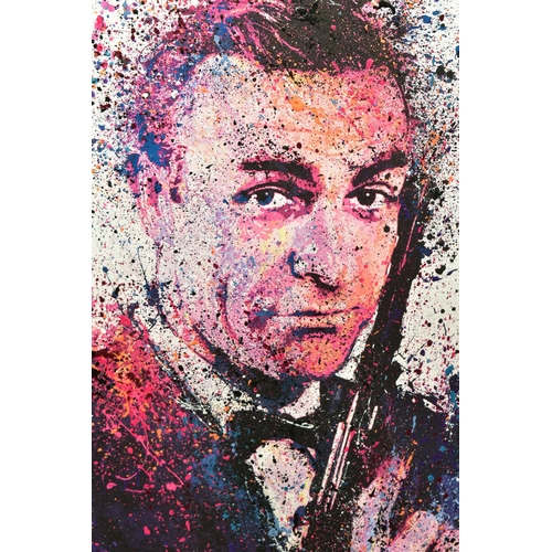 298 - DANIEL MERNAGH (BRITISH CONTEMPORARY) '007 - WITH LOVE', a signed limited edition print depicting Se... 