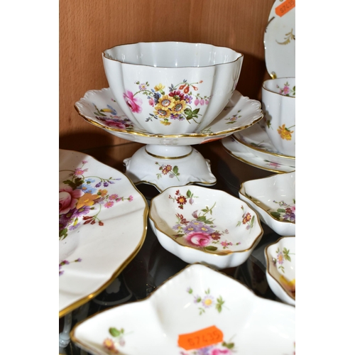 353 - A COLLECTION OF ROYAL CROWN DERBY 'DERBY POSIES' PATTERN GIFT WARE, comprising nine trinket dishes w... 