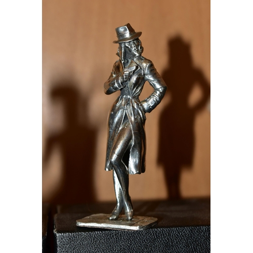 359 - ELEVEN BOXED ROYAL HAMPSHIRE ART FOUNDRY EROTIC FEMALE FIGURINES, comprising a Detective, Indian Hea... 