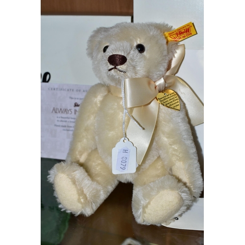 391 - TWO BOXED STEIFF TEDDY BEARS, comprising a Steiff for Danbury Mint 663208 'Joshua' limited edition b... 