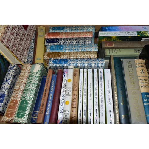 471 - FOUR BOXES OF MOSTLY VINTAGE BOOKS, to include approximately sixty Reprint Society  books, Companion... 