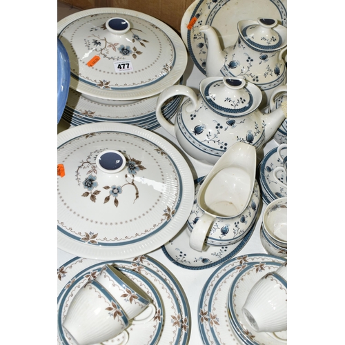 477 - TWO ROYAL DOULTON DINNER SERVICES, in Old Colony TC1005 and Cambridge TC1017, comprising thirty four... 