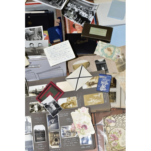 553 - THREE ALBUMS OF FAMILY PHOTOGRAPHS taken at home or on holidays from 1926-1938 with individual entri... 