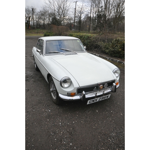 1013 - (PLEASE NOTE: 10% BUYERS PREMIUM FOR THIS LOT ONLY) A BRITISH CLASSIC MGB GT SPORTS CAR, mark lll, i... 