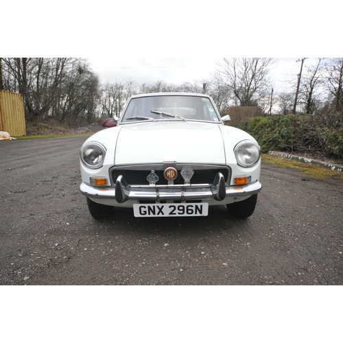 1013 - (PLEASE NOTE: 10% BUYERS PREMIUM FOR THIS LOT ONLY) A BRITISH CLASSIC MGB GT SPORTS CAR, mark lll, i... 