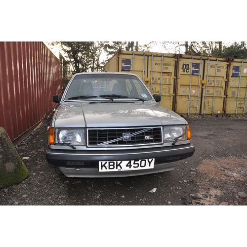 1012 - A 1982 VOLVO 345GL 5 DOOR HATCHBACK CAR, in silver, with 1.4 petrol engine, first registered 01/08/1... 