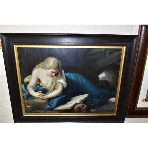 473 - A QUANTITY OF  FRAMED PRINTS ETC, to include print reproductions of paints including John William Wa... 