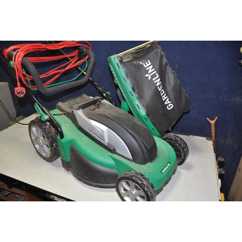 1092 - A GARDENLINE GLEM4369432 LAWNMOWER with grass box (PAT pass and working)