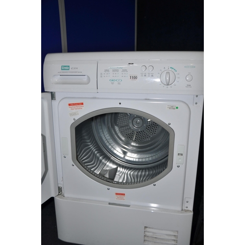 1100 - A CREDA TCS3 CONDENSOR DRYER measuring width 60cm x depth 63cm x height 86cm (PAT pass and working)