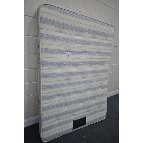 1323 - A 4FT6 STRIPPED MATTRESS