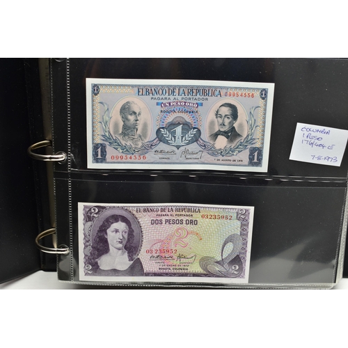 103 - ELEVEN ALBUMS OF WORLD BANKNOTES WITH VARIOUS GRADES AND COUNTRIES, 2x white Five Pounds Peppiatt 19... 