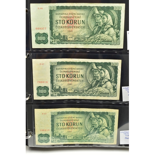 103 - ELEVEN ALBUMS OF WORLD BANKNOTES WITH VARIOUS GRADES AND COUNTRIES, 2x white Five Pounds Peppiatt 19... 