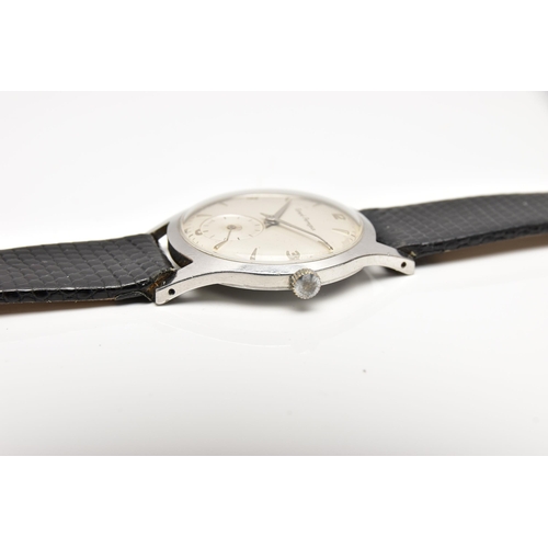 39 - A GENTS 'GIRARD-PERREGAUX' WRISTWATCH, manual wind, round cream dial signed 'Girard-Perregaux', Arab... 