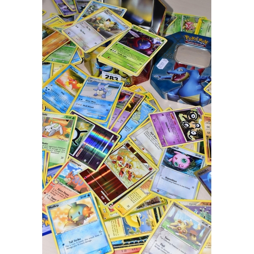 283 - QUANTITY OF OVER TWO HUNDRED POKEMON CARDS, cards are almost all from the EX series sets to the Hear... 