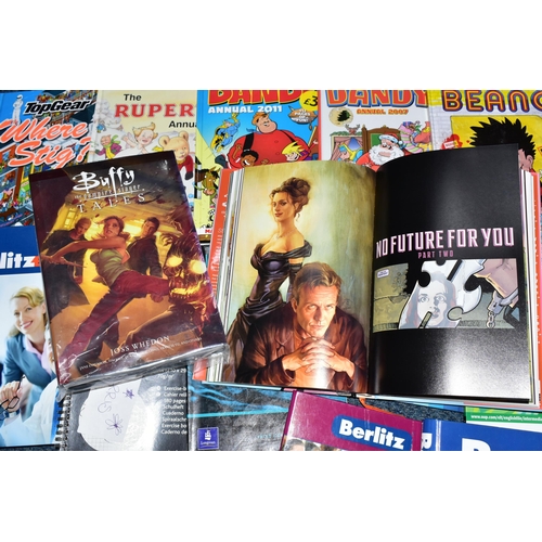 294 - BUFFY THE VAMPIRE SLAYER HARD BACK BOOKS AND OTHER ANNUALS AND BOOKS, includes Buffy The Vampire Sla... 