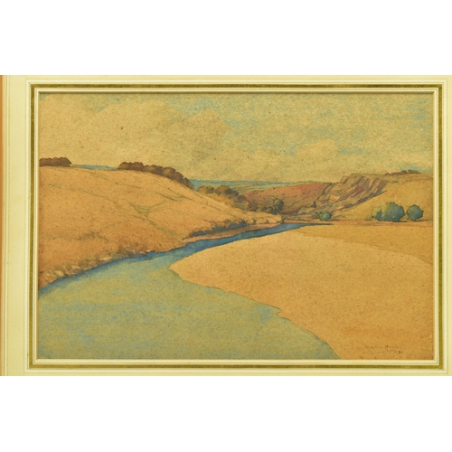 308 - MARTIN HARDIE (1875-1952) 'ROSBIQUOT BAY', a French river landscape, signed and dated 1920 bottom ri... 