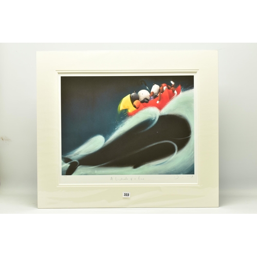 333 - DOUG HYDE (BRITISH 1972) 'A WHALE OF A TIME', a signed limited edition print on paper depicting dogs... 