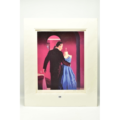 335 - JACK VETTRIANO (SCOTTISH 1951) 'ALTAR OF MEMORY', a signed limited edition print on paper depicting ... 