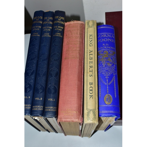 416 - BOOKS, six titles, Lorna Doone A Romance of Exmoor by R.D. Blackmore with coloured illustrations spe... 