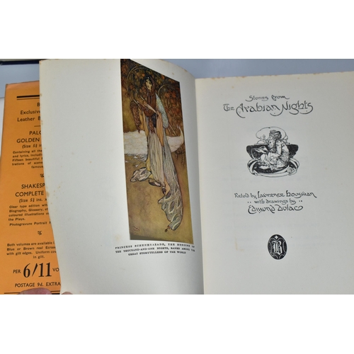 417 - BOOKS, two titles, Peter Pan & Wendy by J.M. Barrie, decorated by Gwynedd M. Hudson, published by Ho... 