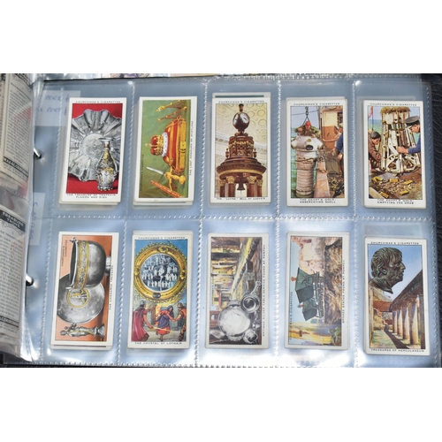 427 - CIGARETTE CARDS, Three Albums comprising nineteen complete sets of cards and one incomplete set (Wil... 